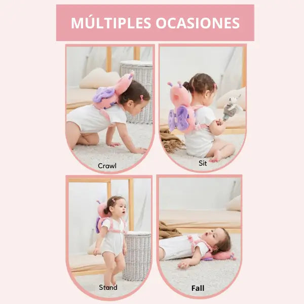 Cabeza Segura™ | Almohada Protectora Antigolpes para Bebe