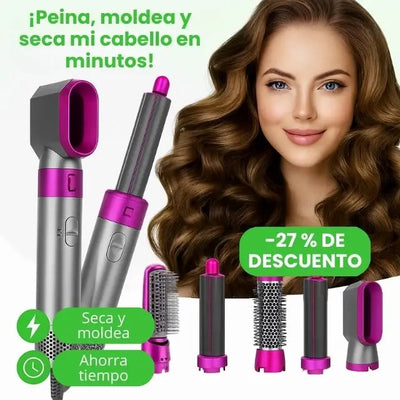 Cepillo Secador 5 en 1 | Moldeador Profesional
