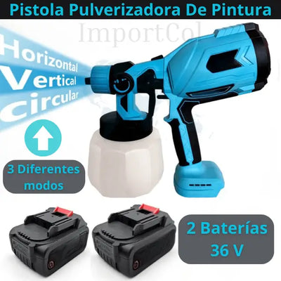 Pistola Pulverizadora Inalámbrica / 2 Baterías