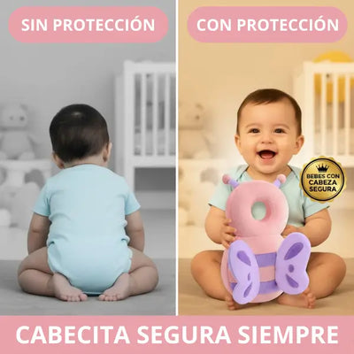 Cabeza Segura™ | Almohada Protectora Antigolpes para Bebe