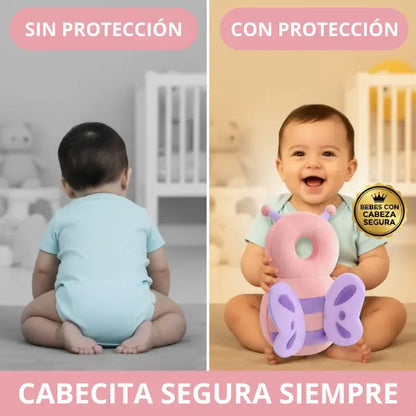 Cabeza Segura™ | Almohada Protectora Antigolpes para Bebe