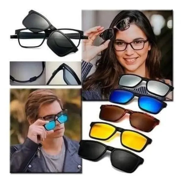Pack Óptico 5 en 1™ - Gafas Magnéticas