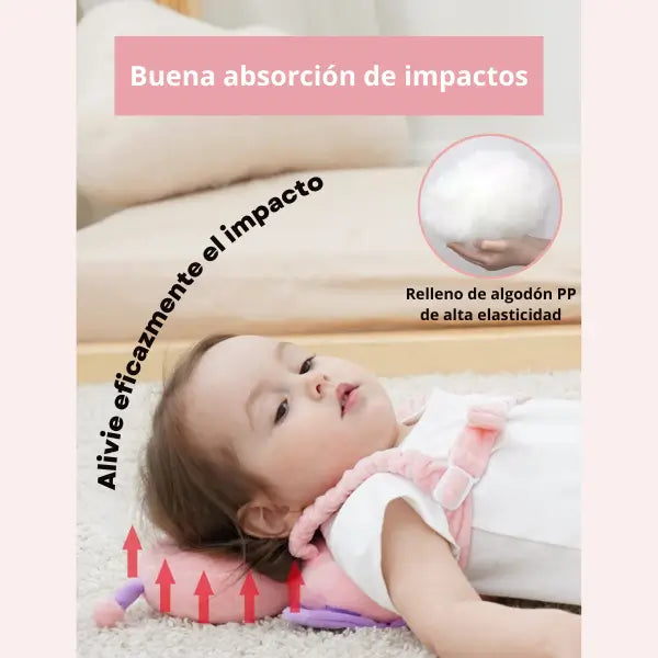 Cabeza Segura™ | Almohada Protectora Antigolpes para Bebe