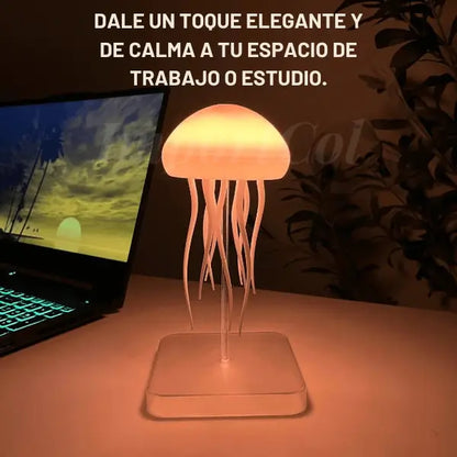 Lampara medusa RGB recargable