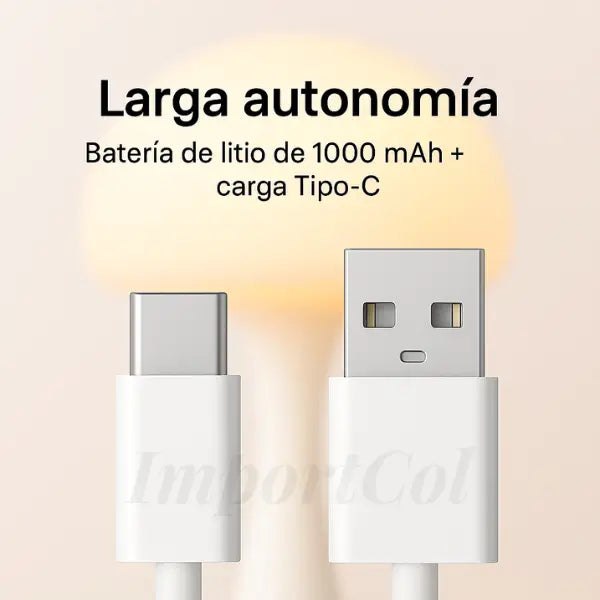 Lampara medusa RGB recargable