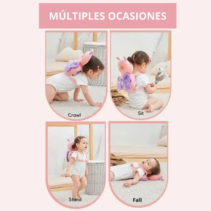 Cabeza Segura™ | Almohada Protectora Antigolpes para Bebe