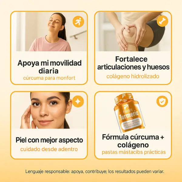FitoVit Turmeric |  Cúrcuma + Colágeno x60 Und
